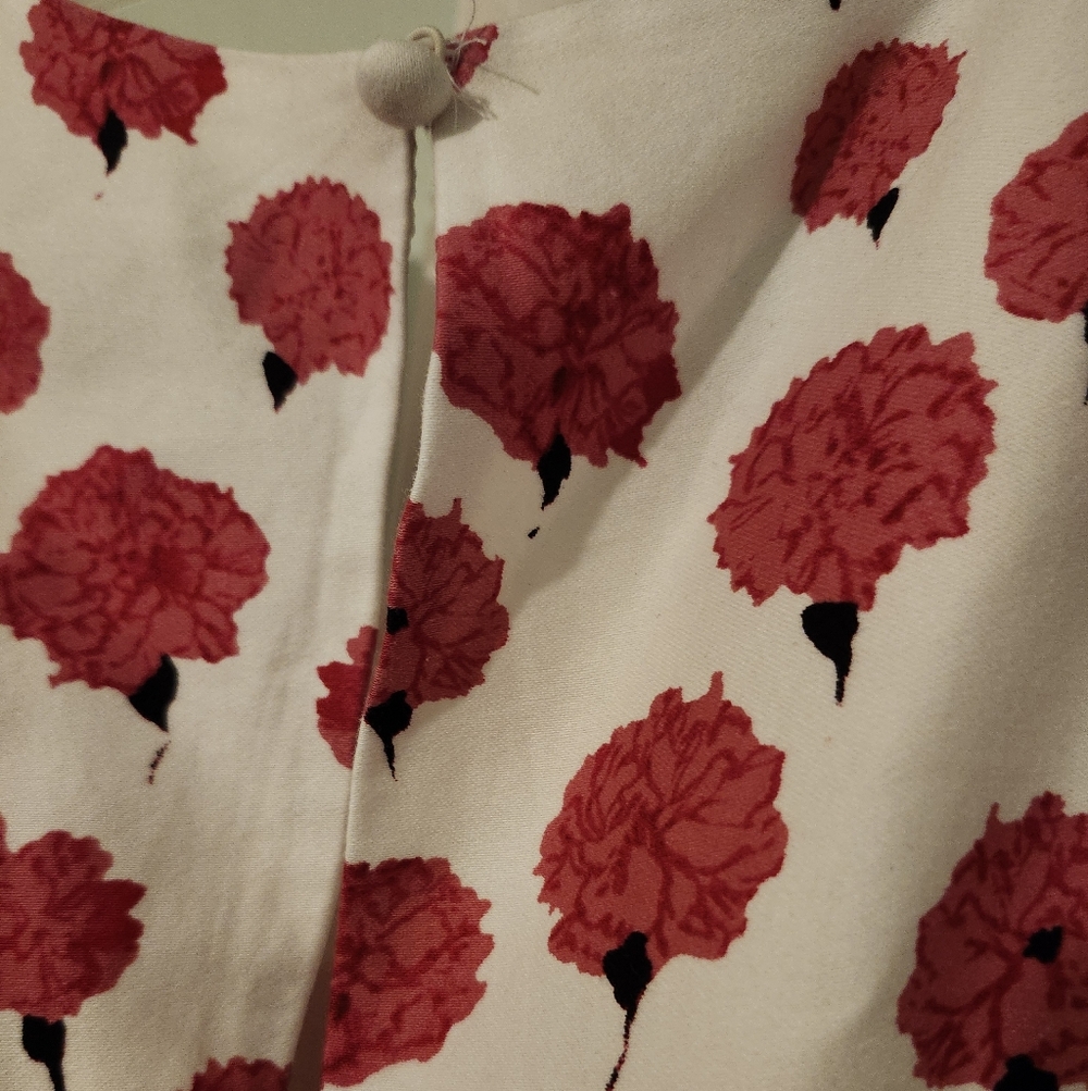 Long Tall Sally Elegant Sleeveless Floral Dress - 8 - Picture 6 of 6